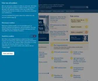 Ico.org.uk(Information Commissioner's Office (ICO)) Screenshot