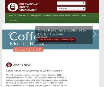 Ico.org(International Coffee Organization) Screenshot