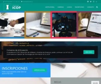 Icop.edu.ar(Instituto Superior ICOP) Screenshot