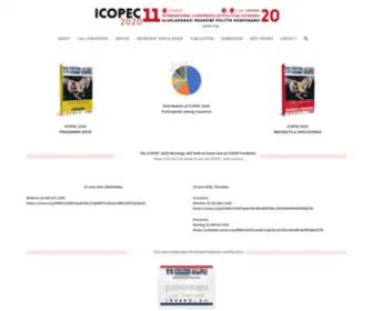 Icopec.org(International Conference on Political Economy) Screenshot