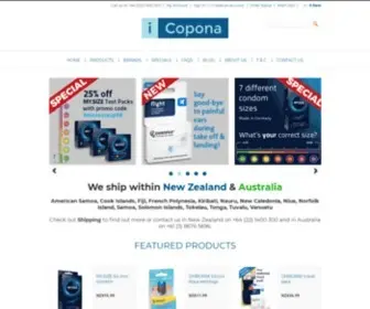 Icopona.nz(Buy OHROPAX earplugs and MY.SIZE condoms) Screenshot