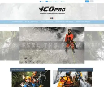 Icopro.org(International Canyoning Organization for ProfessionalsICOpro) Screenshot