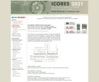 Icores.org(ICORESConference) Screenshot