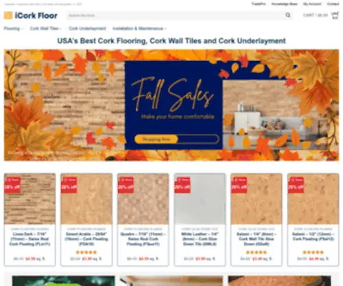 Icorkfloor.com(ICork Floor LLC) Screenshot