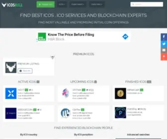 Icosbull.com(Rated icos) Screenshot