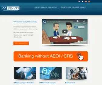 Icoservices.com(ICO Services) Screenshot