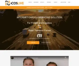 Icoslive.com(ICOS LIVE) Screenshot