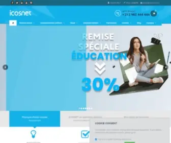 Icosnet.com.dz(Accueil) Screenshot