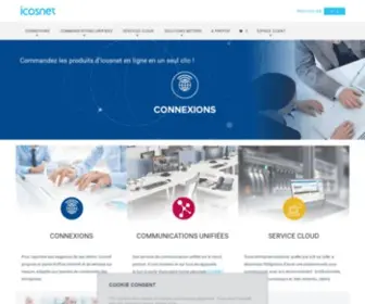 Icosnet.com(Accueil) Screenshot