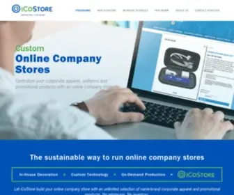 Icostore.com(Online Company Stores) Screenshot