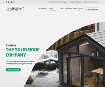 Icotherm.co.uk(Conservatory roof replacement specialist) Screenshot