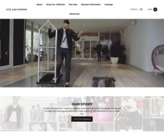 Icouniforms.com(Stylish Career Apparel & Corporate Uniform Programs) Screenshot