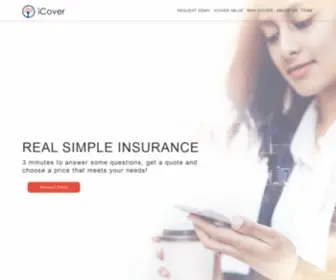 Icoverinsure.com(ICover) Screenshot