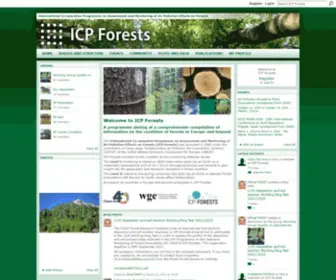 ICP-Forests.org(ICP Forests) Screenshot