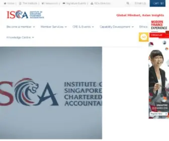 Icpas.org.sg(ISCA) Screenshot