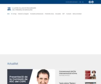 ICPB.es(Legi de Procuradors de Barcelona) Screenshot