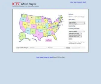 Icpcstatepages.org(Icpcstatepages) Screenshot