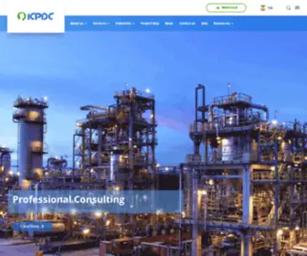 ICPDC.com(Iranian Chemical Parks Development Company) Screenshot