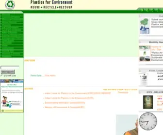 Icpe.in(Indian Centre for Plastic in the Environment) Screenshot