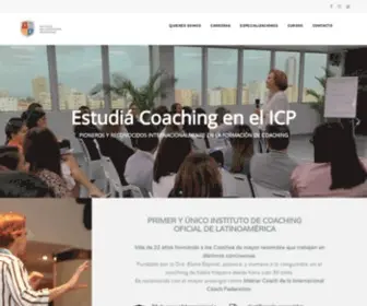 ICP.edu.ar(Instituto de Coaching Oficial) Screenshot