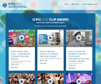 Icpic-Clipaward.com(ICPIC Clip Award) Screenshot