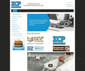 Icpinc.com(International Custom Products (ICP)) Screenshot