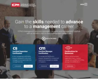 ICPM.net(The Institute of Certified Professional Managers (ICPM)) Screenshot