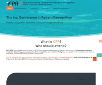 ICPR2022.com(ICPR 2022) Screenshot