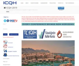 ICQH.net(International Quality Conference) Screenshot