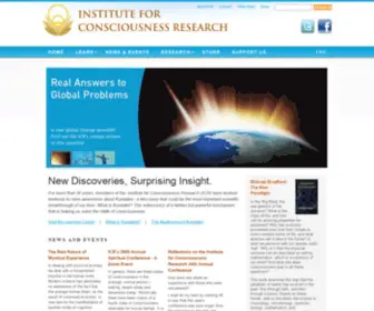 Icrcanada.org(Kundalini and Consciousness Research) Screenshot