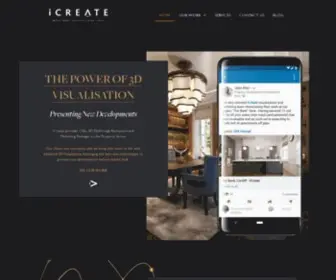 Icreate.co.uk(Home) Screenshot