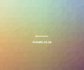 Icreate.co.za(icreate) Screenshot