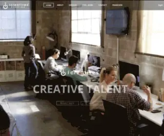 Icreatives.com(Creative Staffing Agency) Screenshot