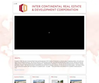 Icred.com(Inter Continental Real Estate & Development Corporation) Screenshot