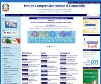 Icremedello.edu.it(Istituto Comprensivo statale di Remedello) Screenshot