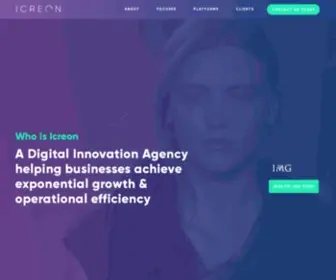 Icreon.us(A Digital Solutions Agency) Screenshot