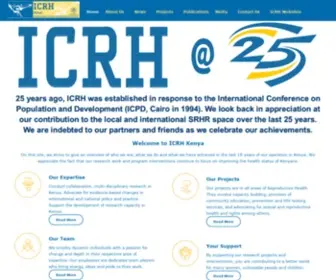 ICRHK.org(International Centre for Reproductive Health (ICRH)) Screenshot