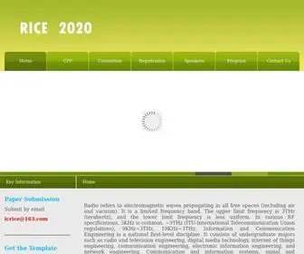 Icrice.org(Website-RICE) Screenshot