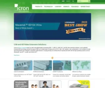 Icron.com(Icron Technologies) Screenshot