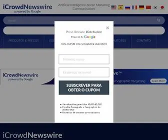 Icrowdpt.com(ICrowdNewswire Portuguese) Screenshot