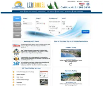 Icrtravel.com(ICR Travel Ltd) Screenshot