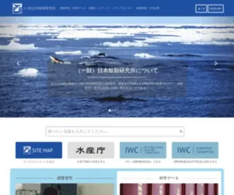 Icrwhale.org((一財)) Screenshot