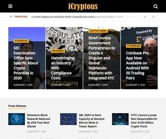 Icryptous.com(Daily Crypto News Updates) Screenshot