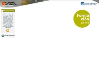 ICS-Aragon.com(Plataforma de formaci) Screenshot