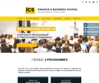 ICS-Begue.com(Ecole de Finance) Screenshot