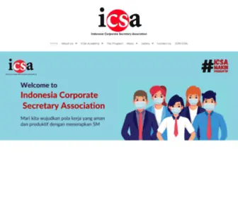 Icsa-Indonesia.org(Indonesia Corporate Secretary Association) Screenshot