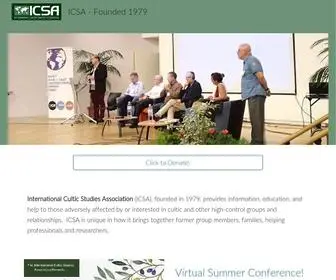 Icsahome.com(Cult Info Since 1979) Screenshot