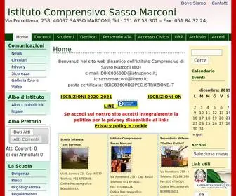 Icsassomarconi.gov.it(Istituto Comprensivo Sasso Marconi) Screenshot