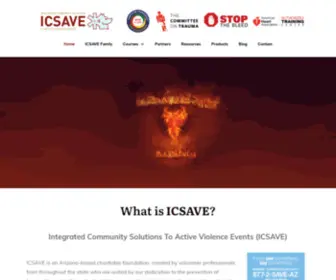 Icsave.org(Integrated Community Solutions to Active Violence Events) Screenshot