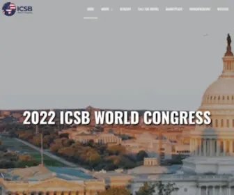 Icsbcongress.com(ICSB 2022) Screenshot